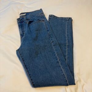Levi’s 724 high rise straight denim jeans 28